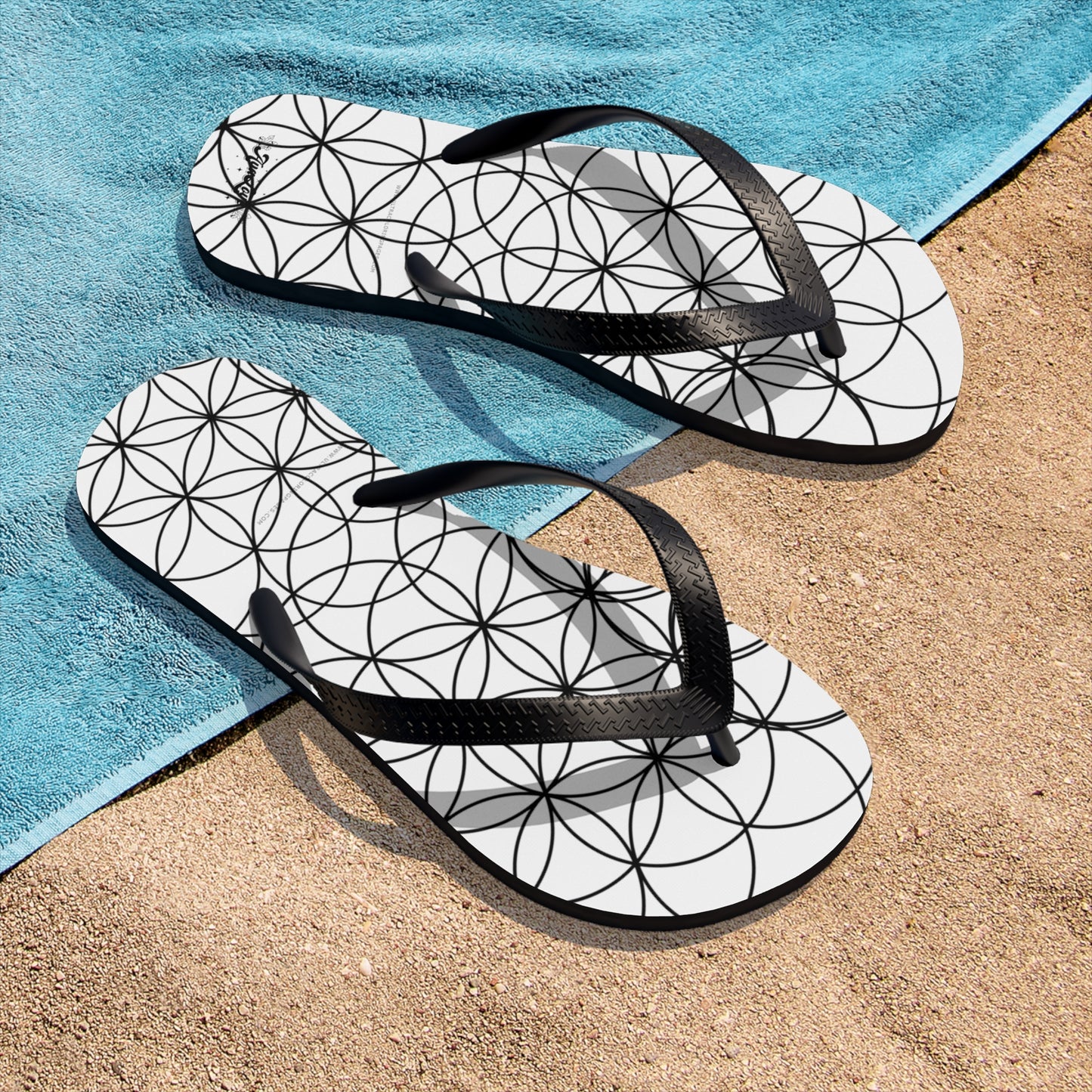 Flower of Life Flip-Flops