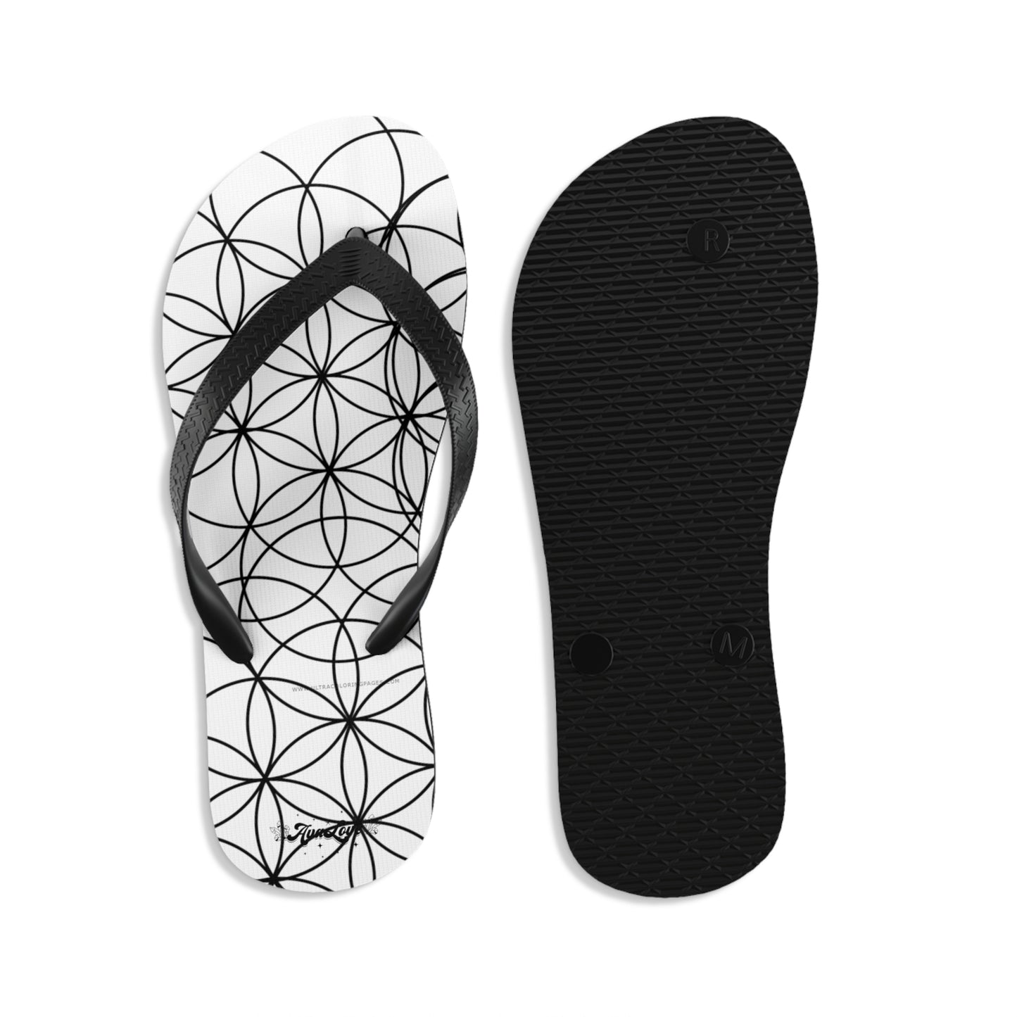 Flower of Life Flip-Flops