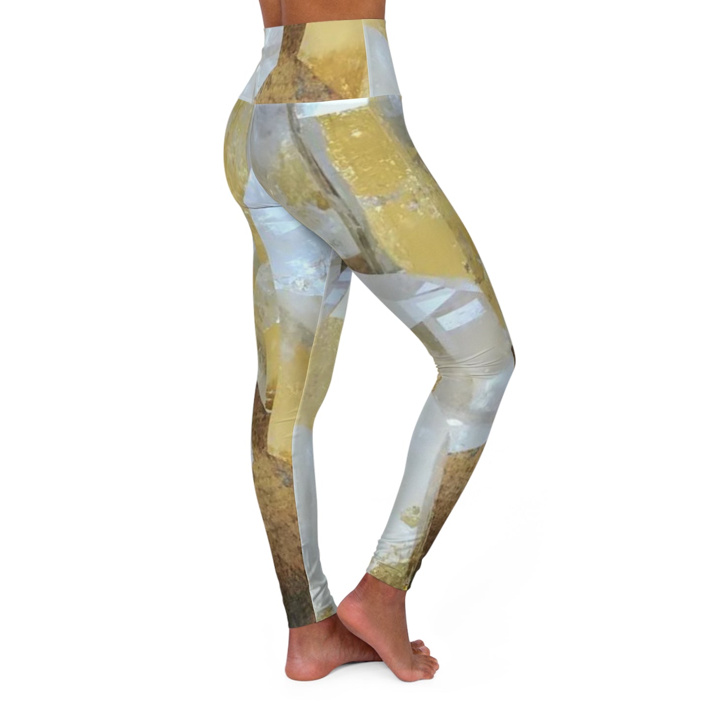 Quartz + Gold Crystal Leggings
