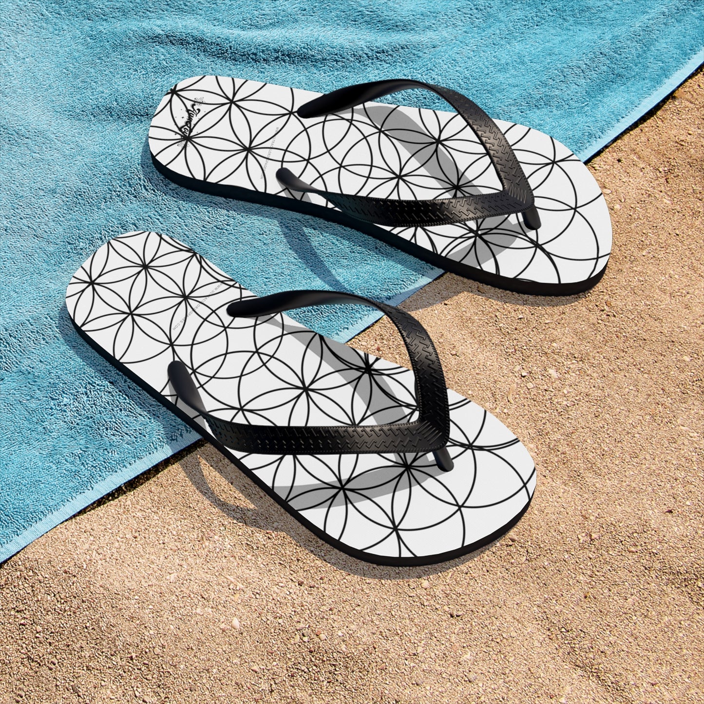 Flower of Life Flip-Flops