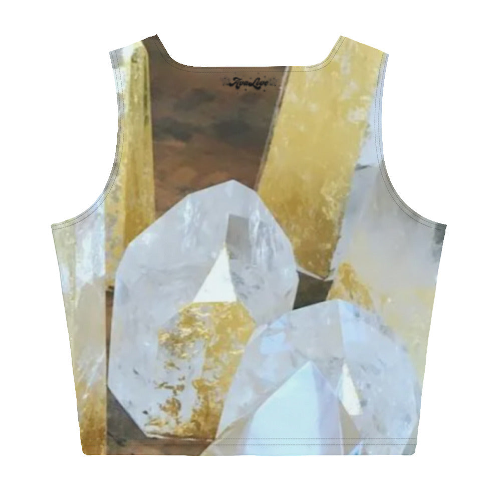 Yellow Quartz Crop Top