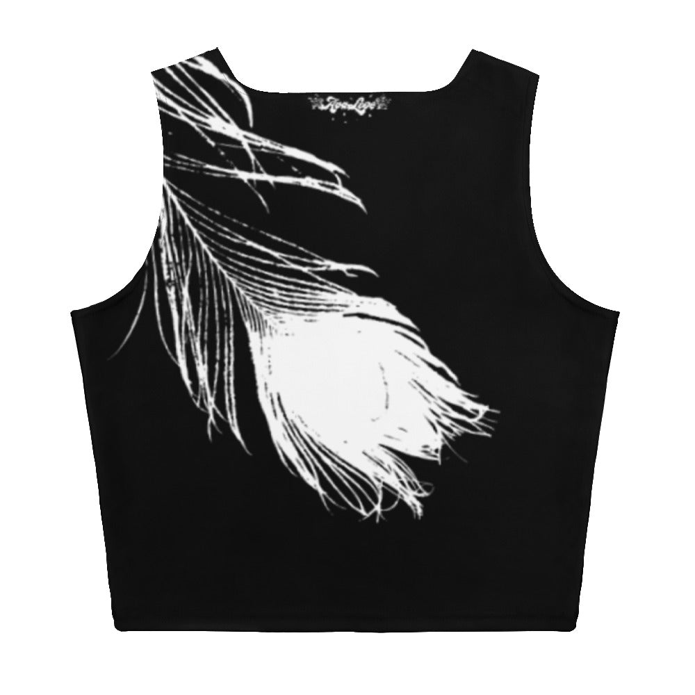 Peacock Crop Top