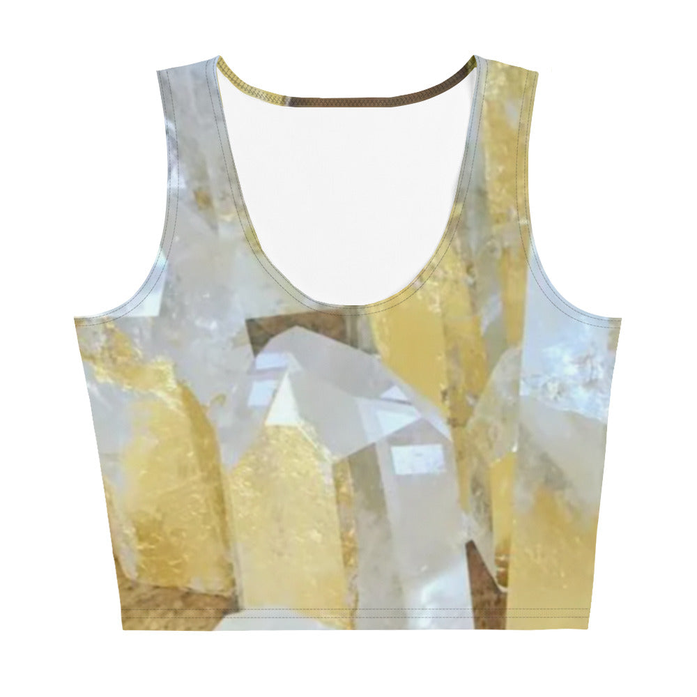 Yellow Quartz Crop Top