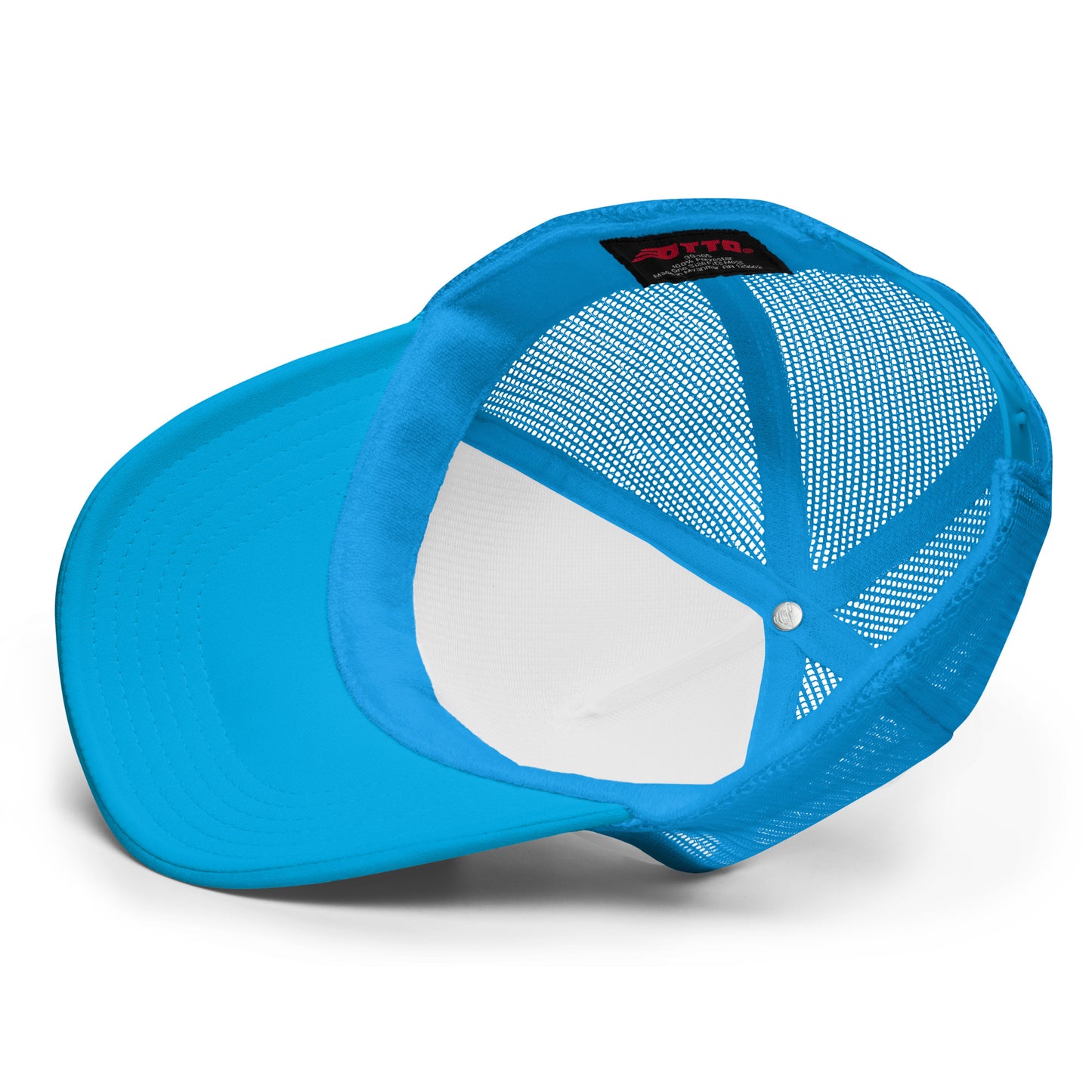 holybeing Trucker Hat Old Quotation Blue