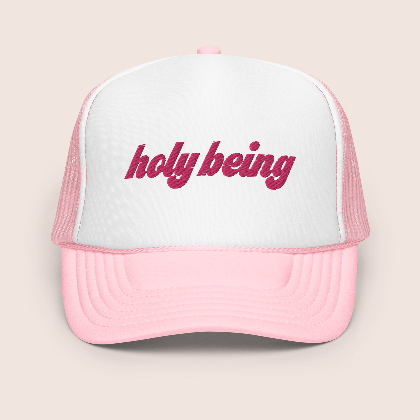 holybeing Trucker Hat Make'em Smile