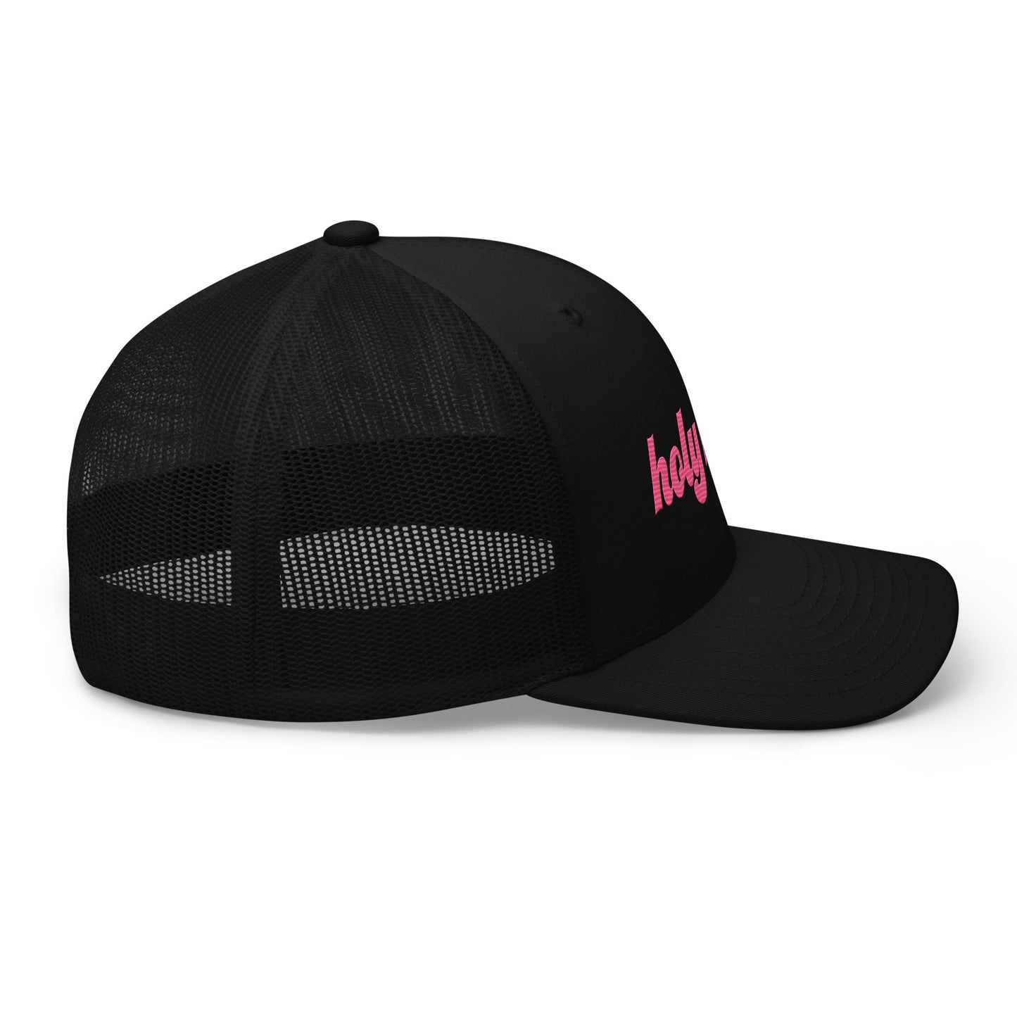 holybeing Trucker Hat Can't Tame Hot Pink