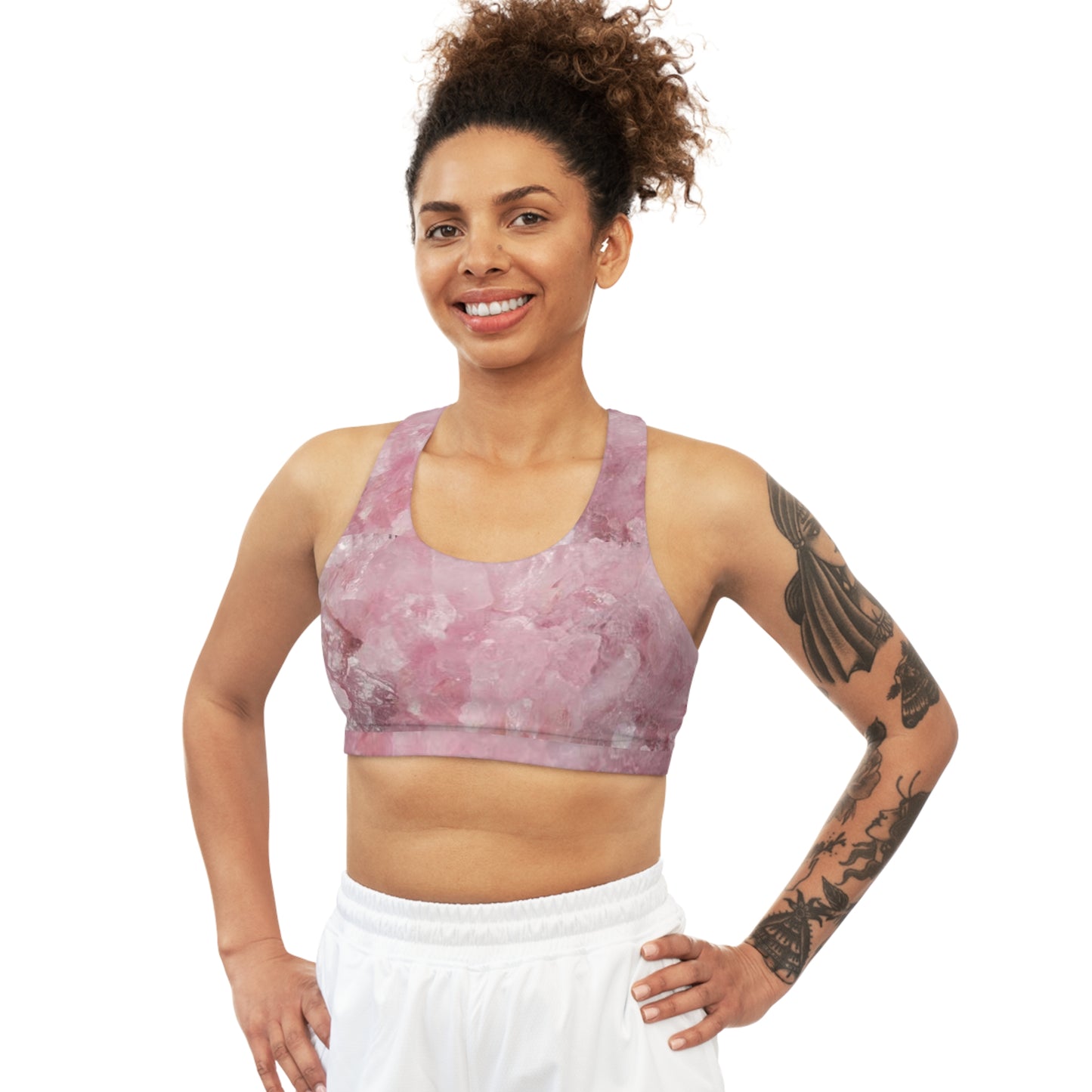Rose Quartz Sports Bra