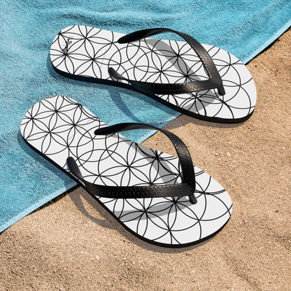 Flower of Life Flip-Flops