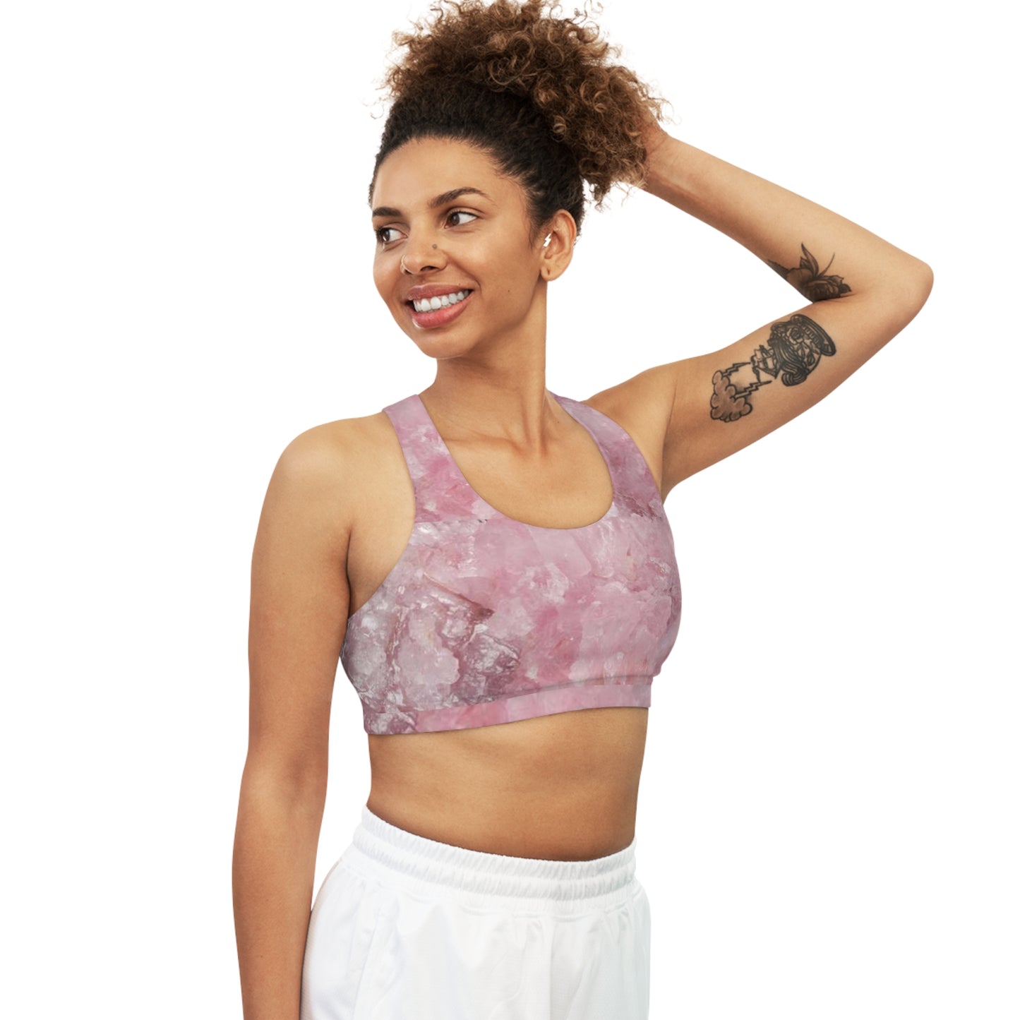 Rose Quartz Sports Bra