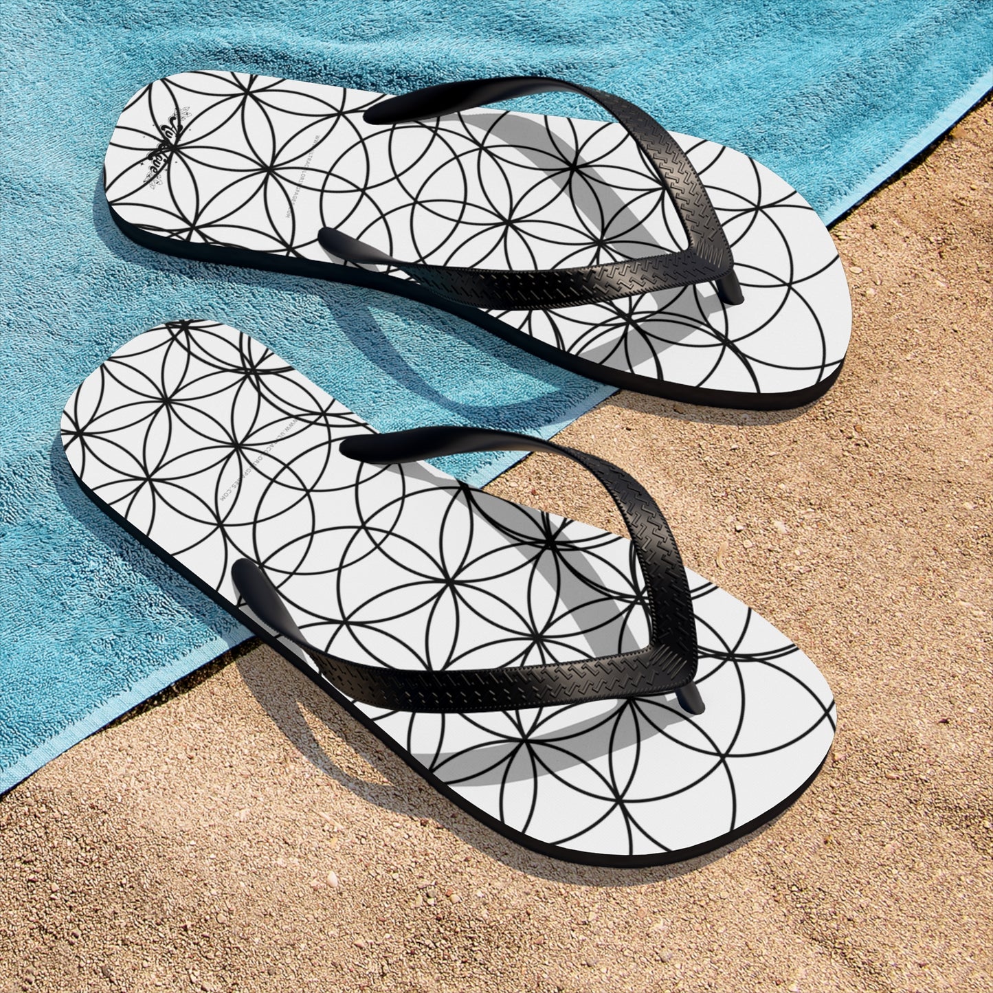 Flower of Life Flip-Flops